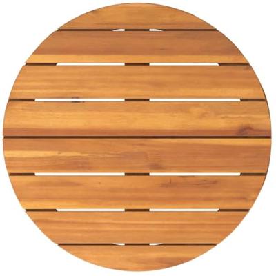 Tuinbijzettafel rond Ø55x60 cm massief acaciahout