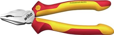 Wiha Combinatietang Professional electric met DynamicJoint® en OptiGrip met extra lang snijvlak | 200 mm | 8" | In blister - 27419 - 27419