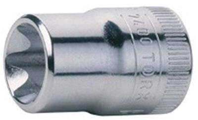 Bahco 3/8" dop torx op kaart e12 | sb7400torx-e12