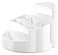 Han pennenbak met 9 vakjes Rondo, wit - thumbnail