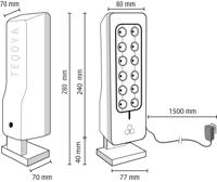 TEQOYA TeqAir 200 roze luchtionisator / Luchtreiniger - thumbnail