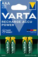 Varta RECH.AC.Power AAA1000mAh BLI4 Oplaadbare AAA batterij (potlood) NiMH 1000 mAh 1.2 V 4 stuk(s) - thumbnail