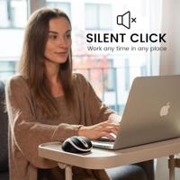 Perixx PERIMICE-721 WB Ergonomische muis Radiografisch Wit-zwart 5 Toetsen - thumbnail