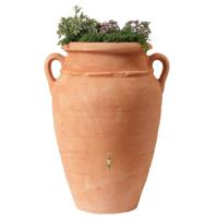 Garantia regenton amphora terra 600 liter met plantenbak - thumbnail