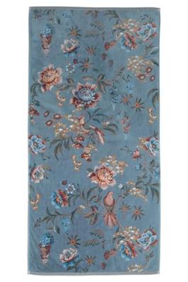 Pip Studio Pip Studio Secret Garden Douchelaken Blauw 70x140 cm