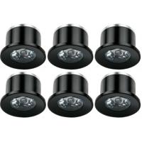 Velvalux 6-pack LED Inbouwspots Veranda 1W - Natuurlijk Wit 4000K - Dimbaar - thumbnail