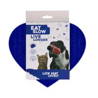 Eat Slow Live Longer Lick Mat Lovely Blue - thumbnail