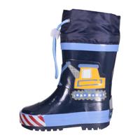 Playshoes regenlaarzen Bouwwagens Marine-34-35 - thumbnail
