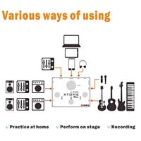 XSonic XTone Duo gitaar en microfoon audio interface - thumbnail
