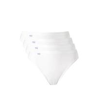 4-pack Basic Tai Slips dames - Hoog opgesneden dames onderbroeken - Wit vrouwen ondergoed - thumbnail