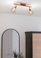 Eglo LedspotZapata 2-lichts koperbruin - 95546 - thumbnail