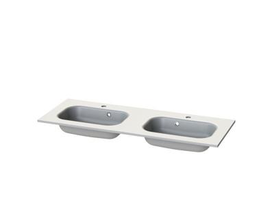 Wastafel Tiger S-line Oval 120 cm Mat Wit