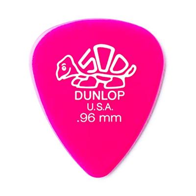 Dunlop Delrin 500 0.96mm 12-pack plectrumset donker roze