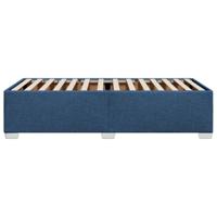 Bedframe zonder matras 80x200 cm stof blauw - thumbnail