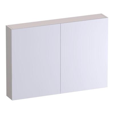 Brauer Impress Deluxe Spiegelkast - 100 cm - met interne en externe Verlichting - 2 Dubbelzijdige Spiegeldeuren - Mat Zand