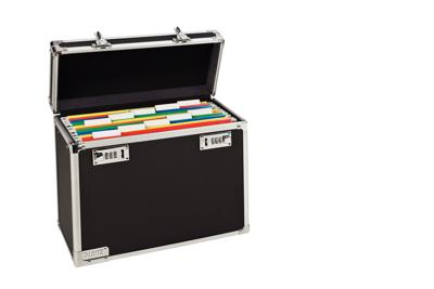 Leitz 67160095 opslagdoos Kunststof Zwart, Chroom