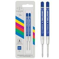 Parker Eco vulling voor balpen, medium, blauw, blister van 2 stuks - thumbnail