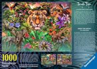 Ravensburger puzzel Jungle Tiger - 1000 stukjes - thumbnail