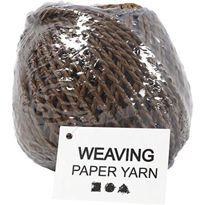 Creativ Company Papier garen, dikte 2,5-3 mm, donkerbruin, 150 gr, 40 m/ 1 bol