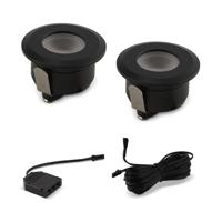 Uitbreidingsset LED-spot Esina zwart 12V - 2 spots - thumbnail