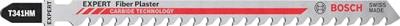 Bosch Accessories 2608900564 Expert Fiber Plaster T 341 HM decoupeerzaagblad, 3 stuks 3 stuk(s)