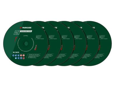 PARKSIDE Slijpschijven 230 mm (RVS slijpschijven 6 stuks)