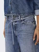 Only Onlgianna Mw Straight Dnm Dot596 15325796 Straight Leg Medium Blue Denim - thumbnail