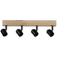 Paulmann Arvid 66773 Wandspot E27 Zwart, Hout (licht) - thumbnail