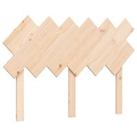 Bedframe met hoofdbord massief hout - thumbnail