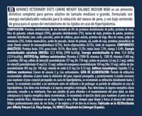 Advance Veterinary Weight Balance Medium-Maxi hondenvoer 12 kg - thumbnail