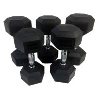 Tunturi Hexa Dumbellset 12-20 kg - thumbnail