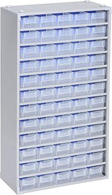 Allit 464830 Opbergkast voor kleine onderdelen VarioPlus ProM 57/120 (b x h x d) 300 x 565 x 140 mm Zilver, Transparant 1 stuk(s)
