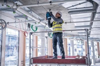 Bosch Professional GBH 18V-22 SDS-Plus-Accu-boorhamer 18 V Li-ion Zonder accu, Zonder lader