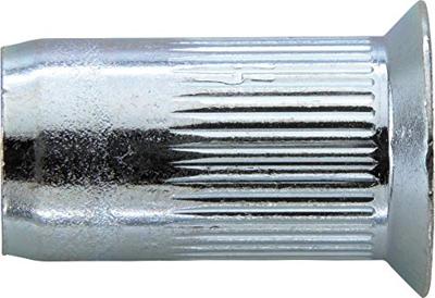 Gesipa Blindklinkmoer | klinknagelschacht d x l 9 x 17 mm M6 | staal verzinkkop (90graden) | 250 stuks - 1455369 1455369