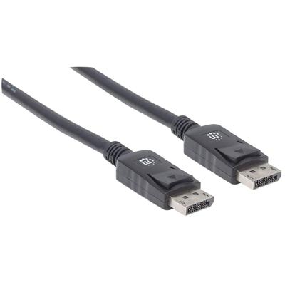 Manhattan 306935-CG DisplayPort-kabel DisplayPort Aansluitkabel DisplayPort-stekker, DisplayPort-stekker 1.00 m Zwart