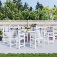 VidaXL Tuinstoelkussens 6 st 100x50x3 cm oxford stof ruitpatroon grijs - thumbnail