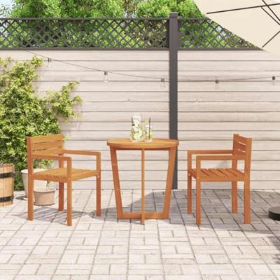 Tuinstoelen 2 st 50x53x80 cm massief acaciahout