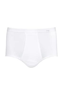 Heren Slip Noblesse - Met gulp - Heren katoenen onderbroeken met sluiting - Grote maten - L - Wit - Onderbroek heren heren - Ondergoed heren heren