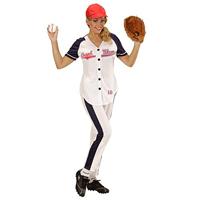 All Star Honkbal Vrouw Kostuum - thumbnail