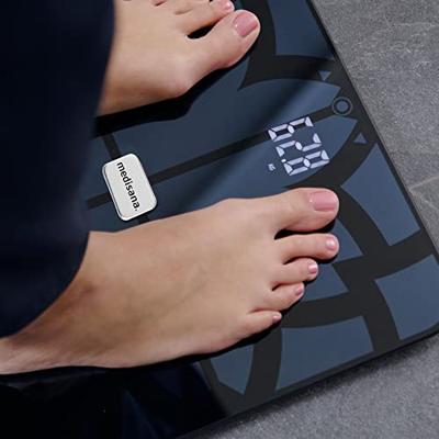 Medisana BS 450 sw Analyse-personenweegschaal Digitaal Weegbereik (max.): 180 kg Zwart Met Bluetooth, ITO-sensoren