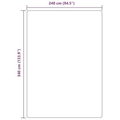 Hoogpolig vloerkleed NAVARRA 240x340 cm polyester stoffig roze Hoogpolig vloerkleed NAVARRA 240x340 cm polyester stoffig roze