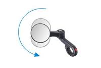 Klapbare Spiegel Krampe Kf Mini Met Klem - thumbnail