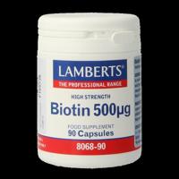 Lamberts Vitamine B8 500mcg (biotine) 90 Vegetarische capsules - thumbnail