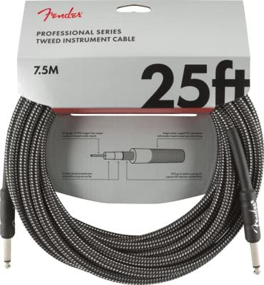 Fender Professional Tweed instrumentkabel 7.5 meter grijs Fender Professional Tweed instrumentkabel 7.5 meter grijs