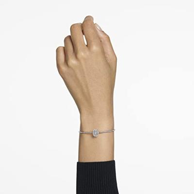 Swarovski 5638494 Armband Millenia Octagon zilverkleurig-wit 63 mm - thumbnail