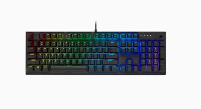 Gaming K60 RGB PRO - Toetsenbord - backlit - USB - toetsschakelaar: CHERRY VIOLA - zwart Gaming K60 RGB PRO - Toetsenbord - backlit - USB - toetsschakelaar: CHERRY VIOLA - zwart