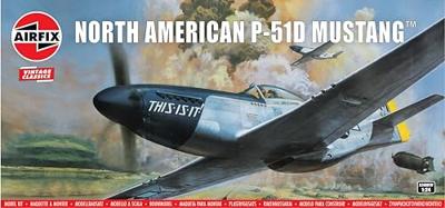 Airfix A14001V North American P-51D Mustang Bouwpakket Schaal 1:24