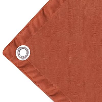 Balkonscherm Oxford textiel 90x400 cm terracotta