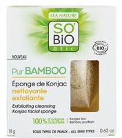 Bamboo konjac sponge 1 Stuks - thumbnail