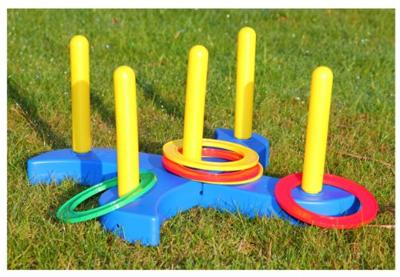 Ringwerpspel met 4 ringen